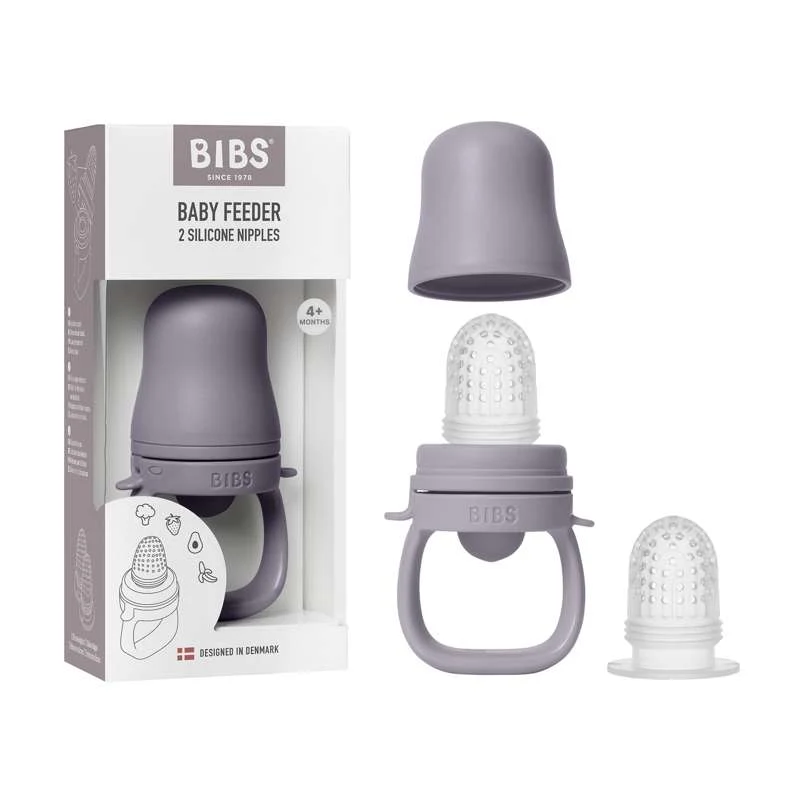 BIBS Dinner - Baby Feeder Smaknapp - Fossil Grey
