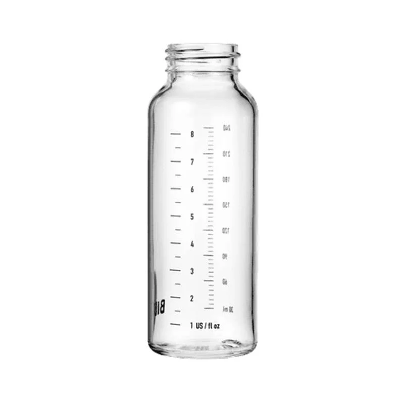BIBS Bottle - Tillbehör - Stor Nappflaska - Glas - 240ml