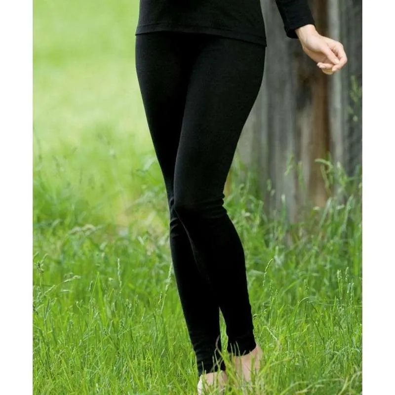 Engel Natur Leggings for Women - Wool/Silk - Black