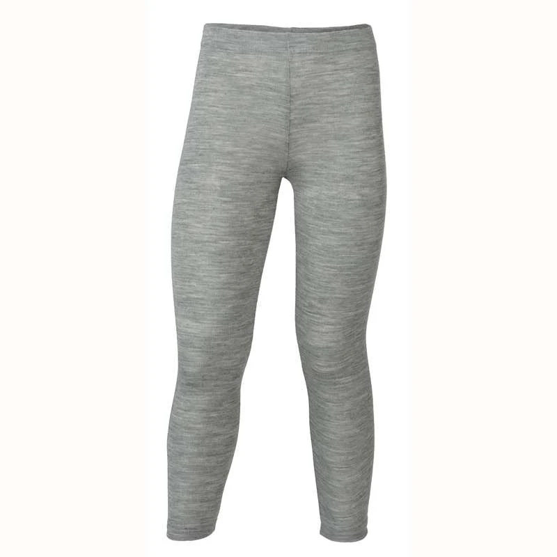 Engel Natur Pants/Leggings - Wool/Silk - Grey Melange