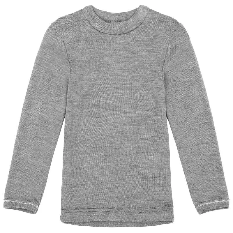 Engel Natur Sweater - Organic Wool/Silk - Grey Melange