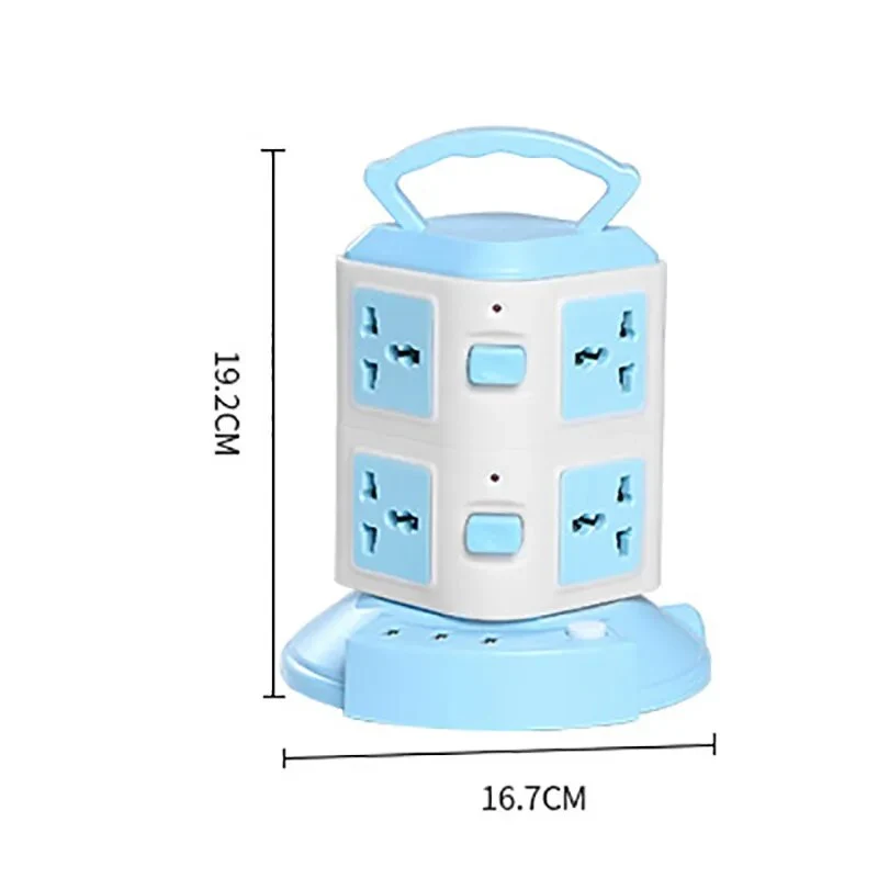 Tower Design Surge Protector Vertikal Strømstik