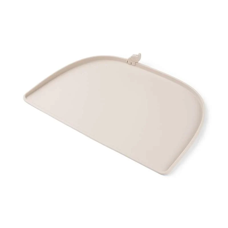 Done By Deer Silicone Placemat with High Edge - Elphee (Powder)
