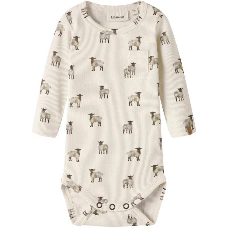 Lil'Atelier Turtledove Sheep Nbmgavo Eko Ls Slim Body Lil