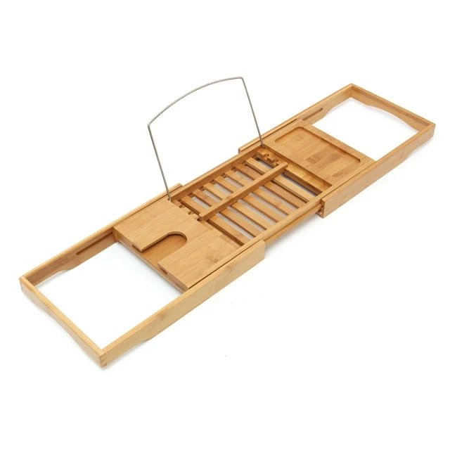 Retractable Bambus Badekar Hylde Bro