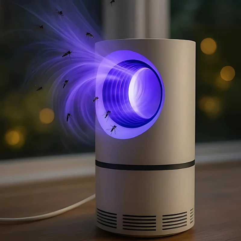 Effektiv UV Myggelampe med Støjsvag Ventilator til Indendørs Brug