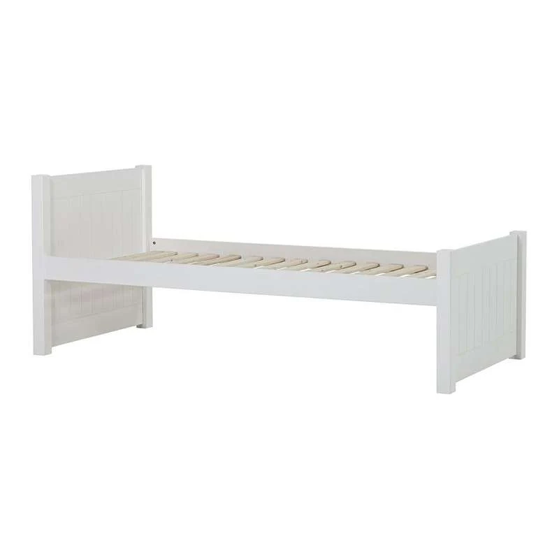 Hoppekids NOAH DELUXE - Juniorsäng - 1 mellan och 1 hög gavel - 90x200cm - Vit