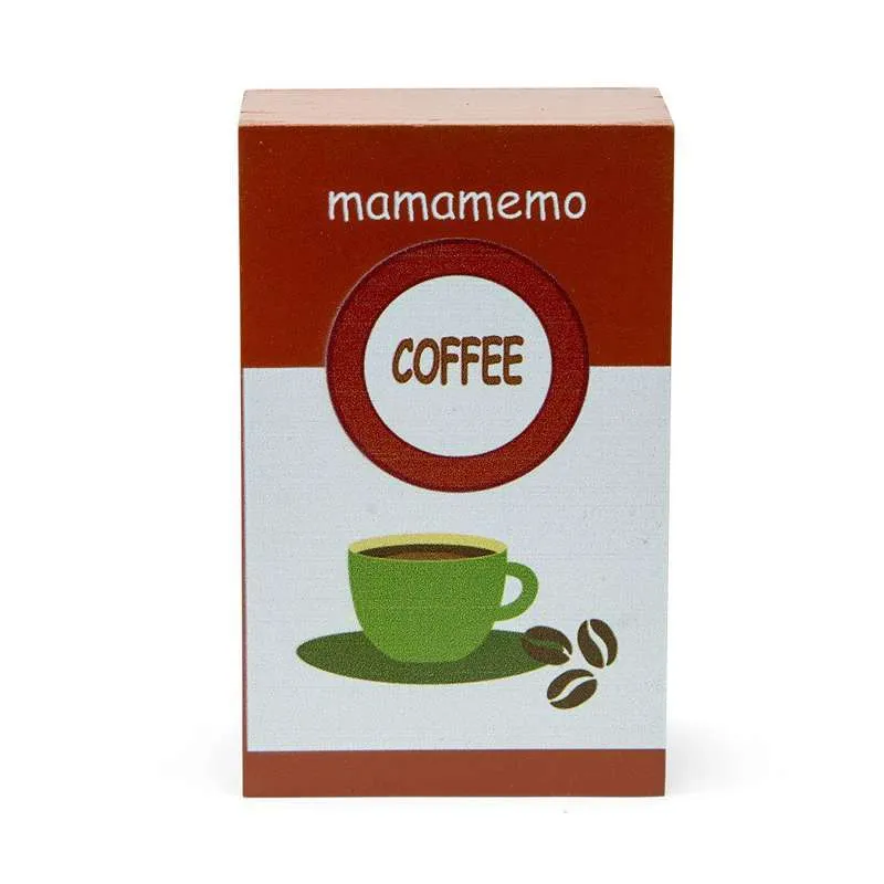 MaMaMeMo Legemad i Trä - Kaffebönor i Paket