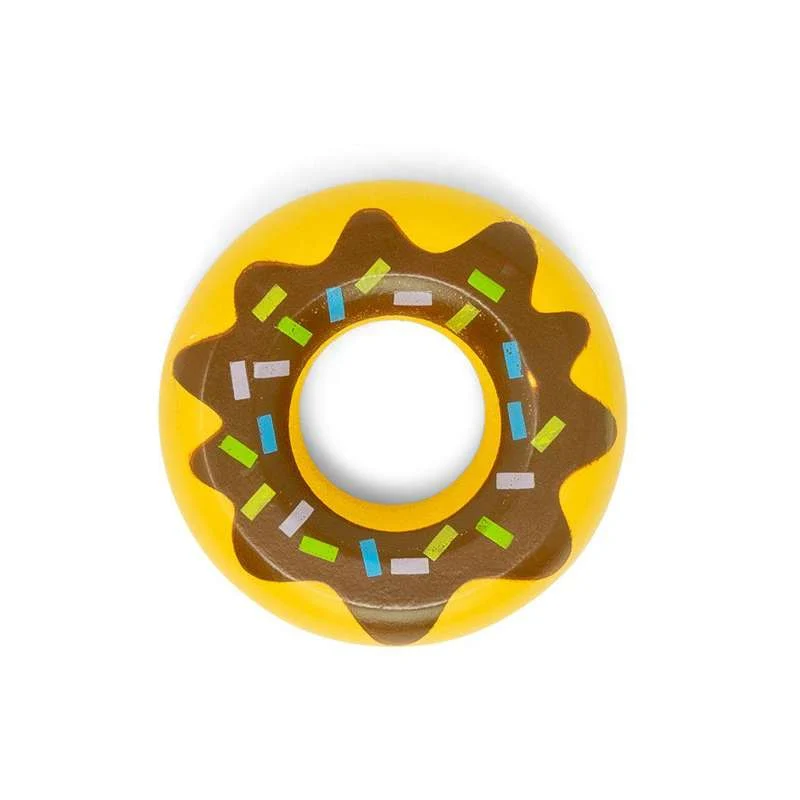MaMaMeMo Legemad i Trä - Donut m. Brun Glasyr
