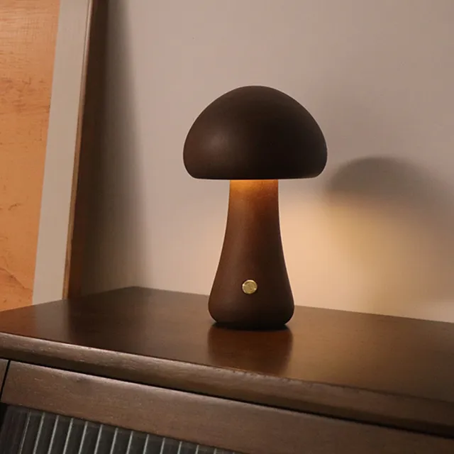 Mushroom Bordlampe – Elegant Belysning til Dit Hjem