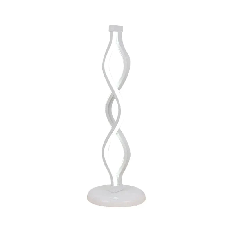 Stilfuld Spiralbordlampe med Justerbar LED-belysning