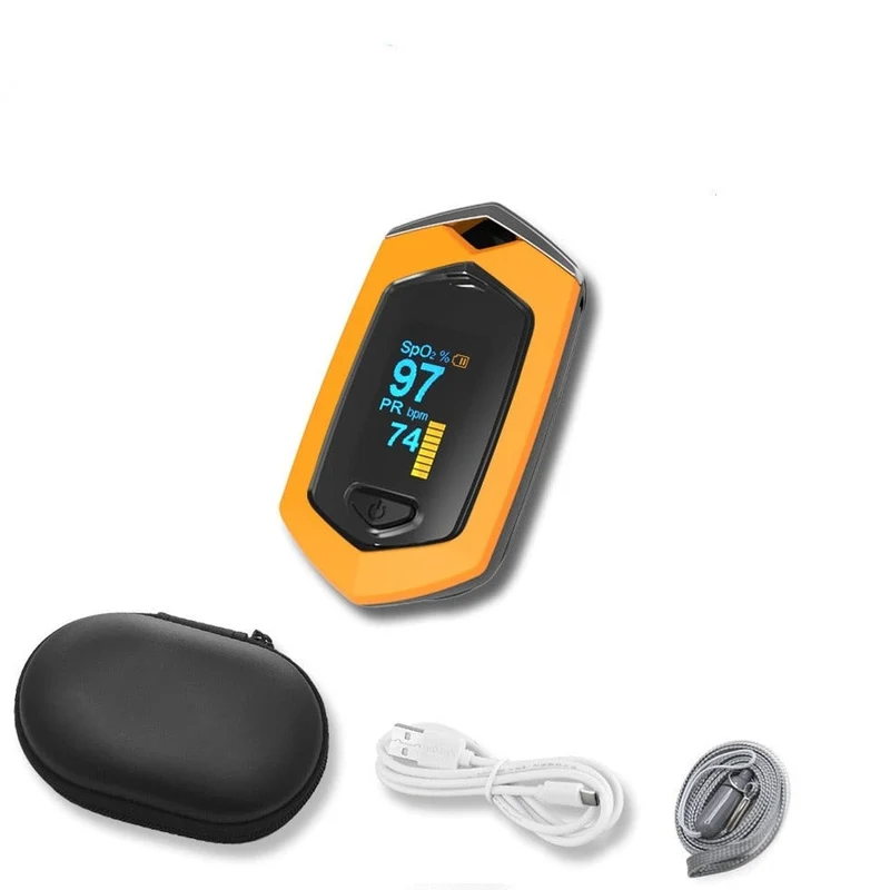 Pulsoximeter med Genopladelig Batteri og Præcise Målinger