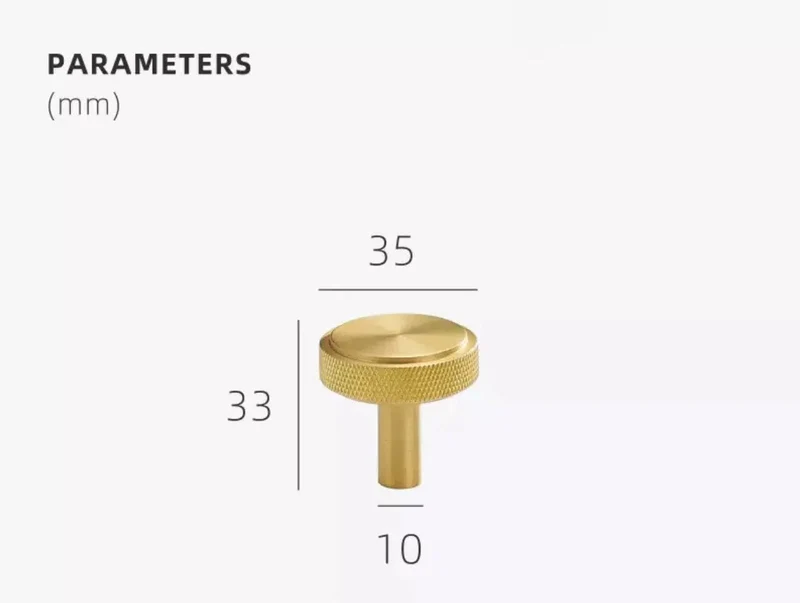 Eksklusive Messinggreb til Køkkenskabe med Industrielt Design