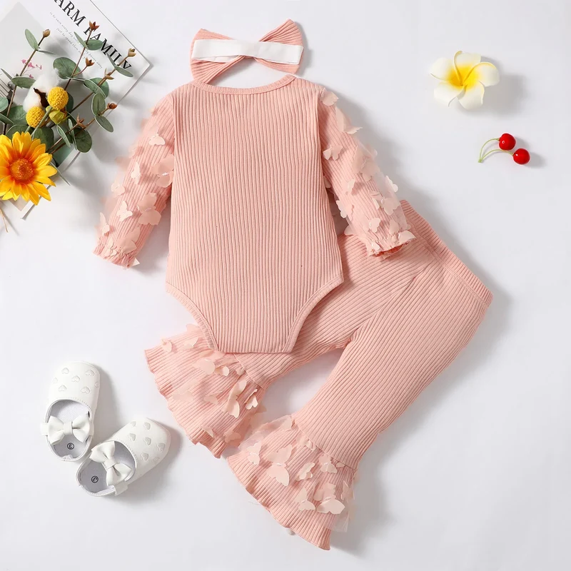 Mini Fashion™ - 'Pappas lilla flicka' - Romper & byxor för flickor
