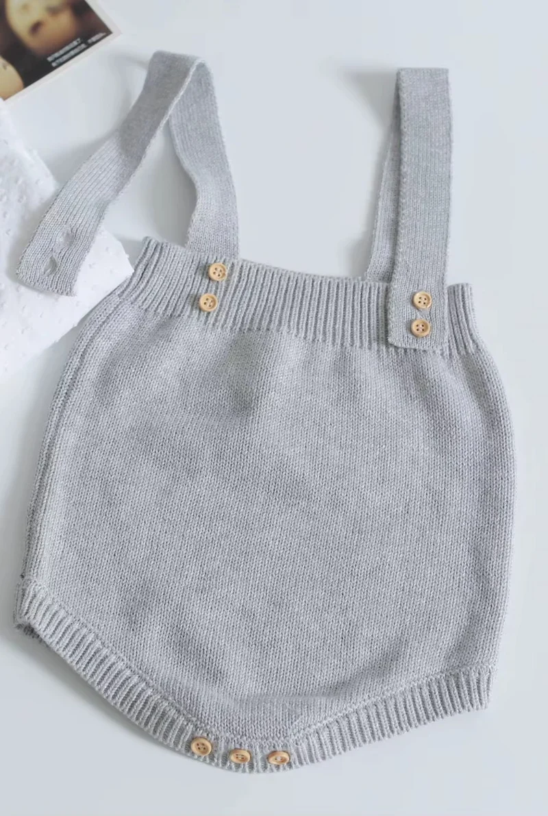 Mini Fashion™ - Söt stickad babybodySöt stickad babybody