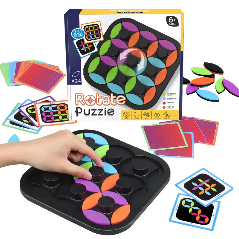 Rotating Logic™ - Utmanande pussel - Tangram Brädspel