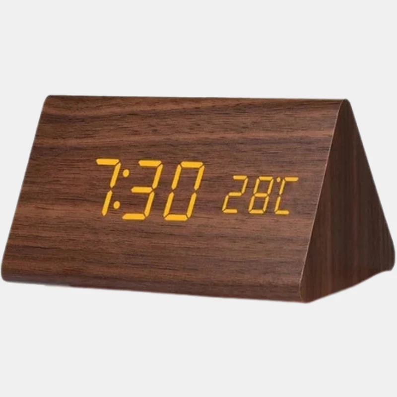 Smart vækkeur med stemmestyring og justerbart LED-display