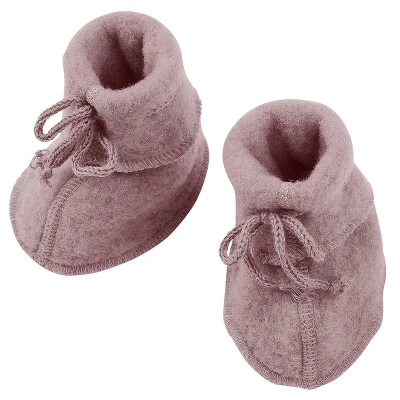 Engel Natur Babyfoder - Fleece i ren ull - Rosewood Melange