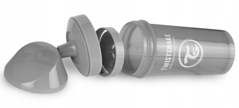 TWISTSHAKE Εκπαιδευτικό ποτηράκι 360 ml 12m+ με καλαμάκι KID CUP