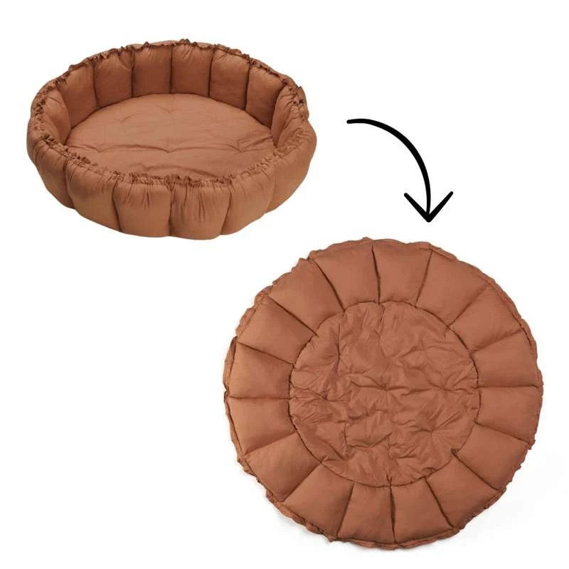 Play & Go Bloom - Babynest/Lekmatta - Tawny Brown