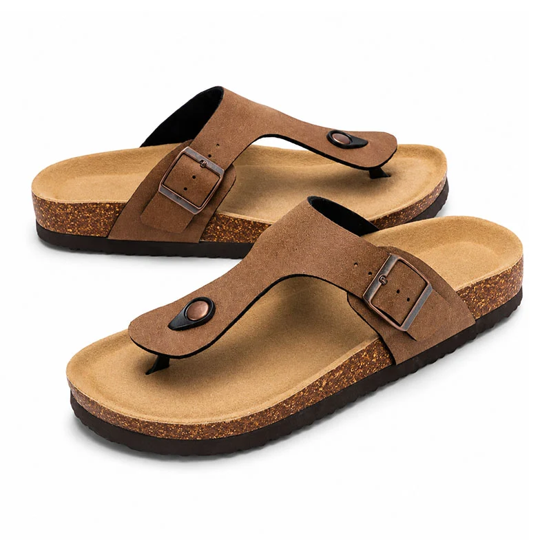 Sandaler med stötdämpande sula och justerbar rem