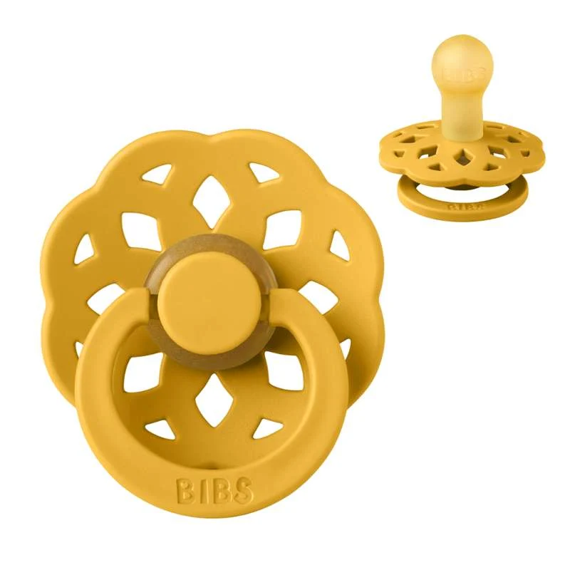 BIBS Rund Boheme Napp - Str. 1 - Naturgummi - Honey Bee