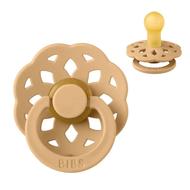 BIBS Rund Boheme Napp - Str. 1 - Naturgummi - Desert Sand