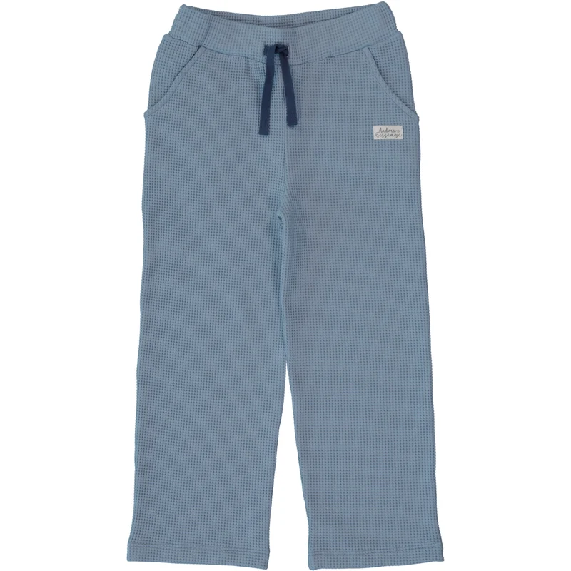 Byxor Waffle Dusty Blue 86/92