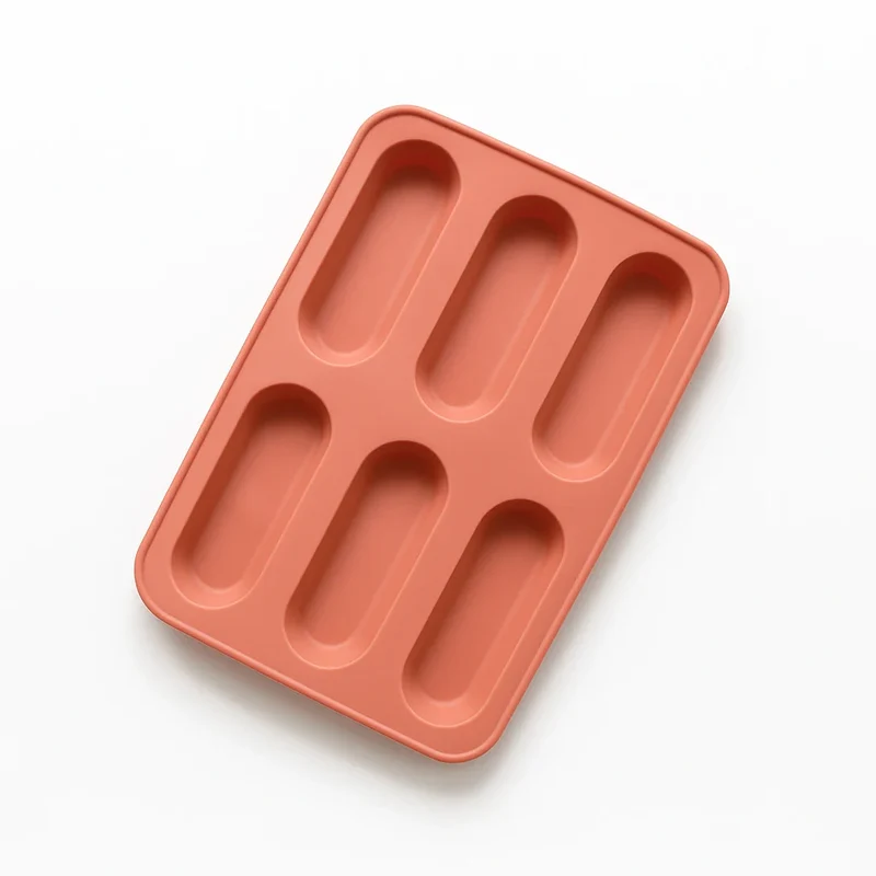 Form i silikon för grötpinnar, Soft Terracotta