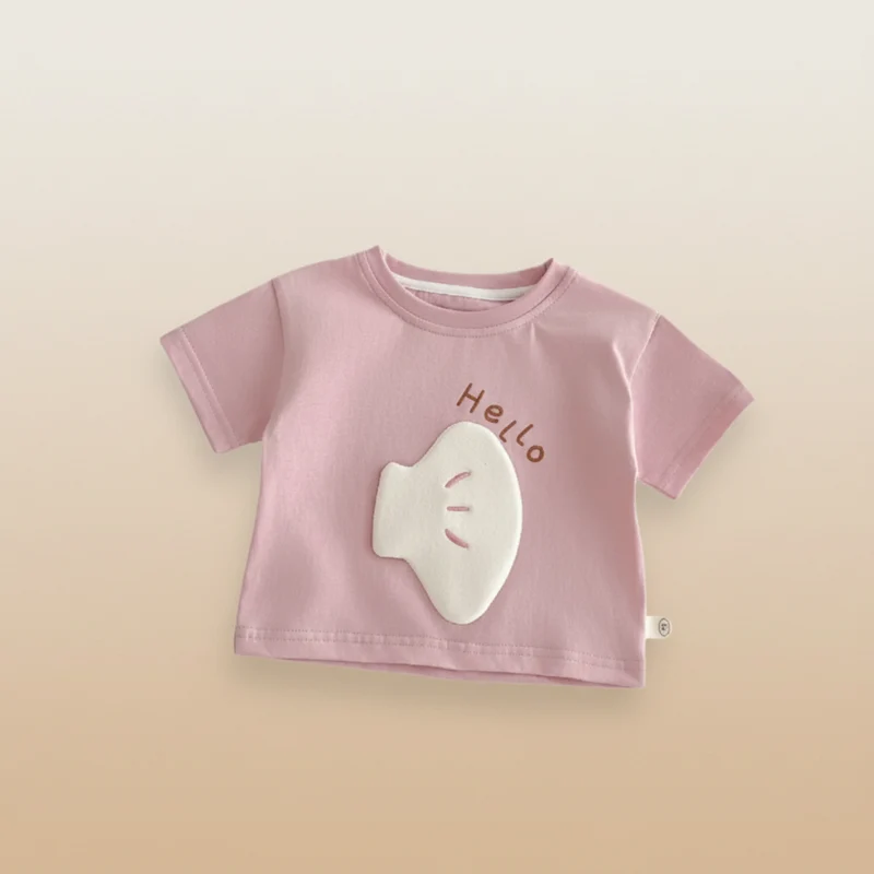 LittlePatch – Tecknad film & Roligt – Barn-T-shirt med tecknade film-patchar