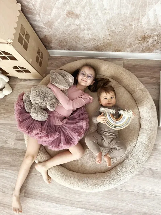 Junior Nest Plysh, Beige