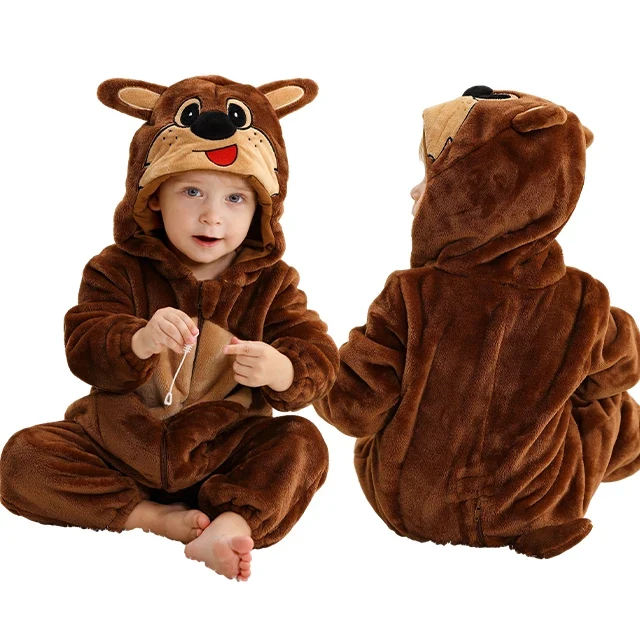 Brun Känguru Halloween Maskeraddräkt för Barn