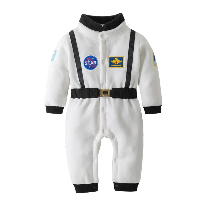 Vit Astronaut Dräkt för Baby - Halloween Cosplay