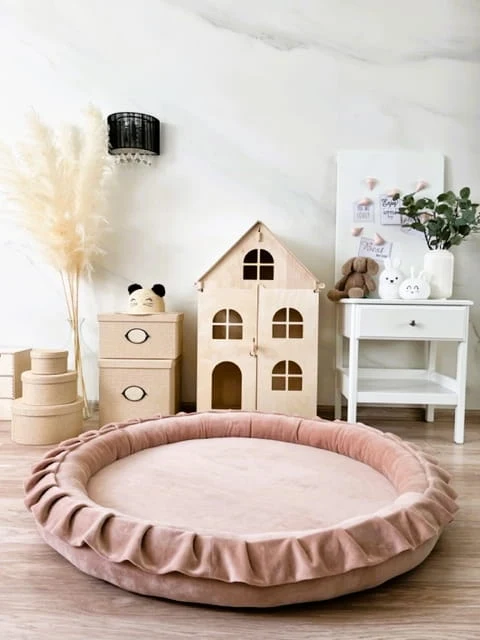 Junior Nest velvet, Beige