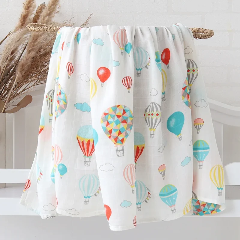 Muslin Baby Filt med Luftballonger
