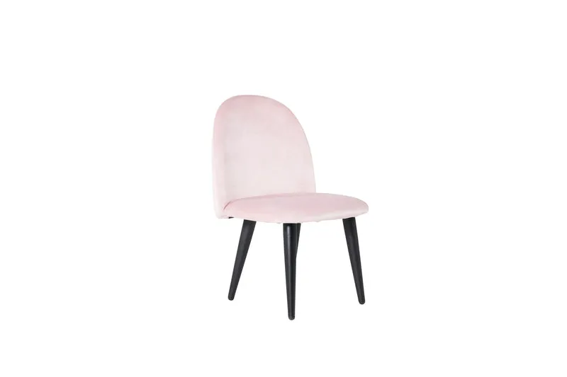 VELVET Barnstolar, rosa 2-pack