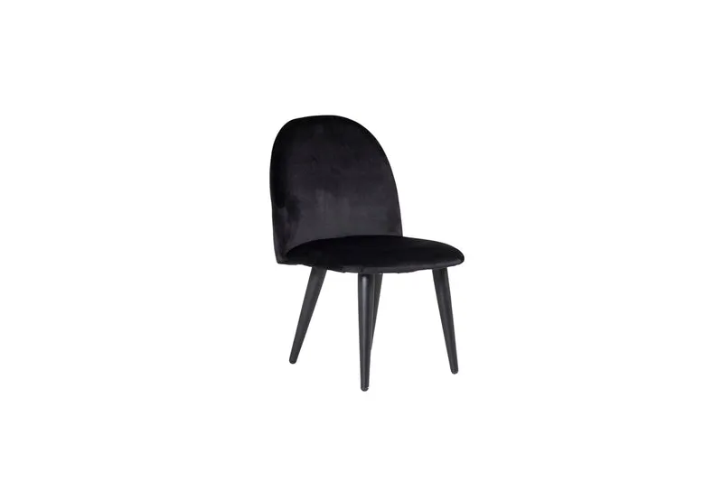 VELVET Barnstolar, svart 2-pack