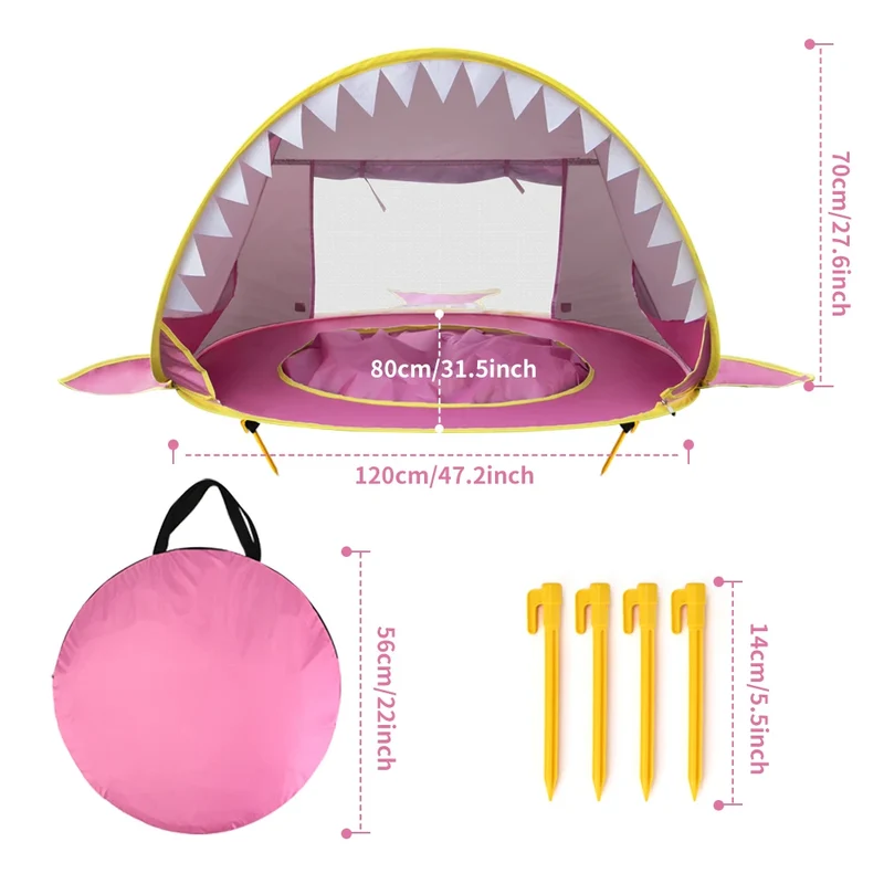 Strandtält med UV-skydd Shark