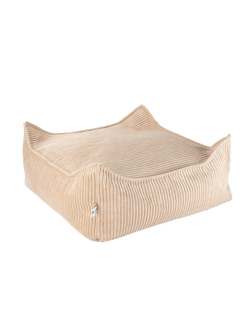 Square Ottoman, Brown Sugar