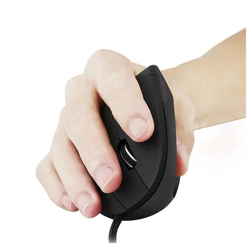 Ergonomisk veritkal mus för handledssmärta & armavlastning