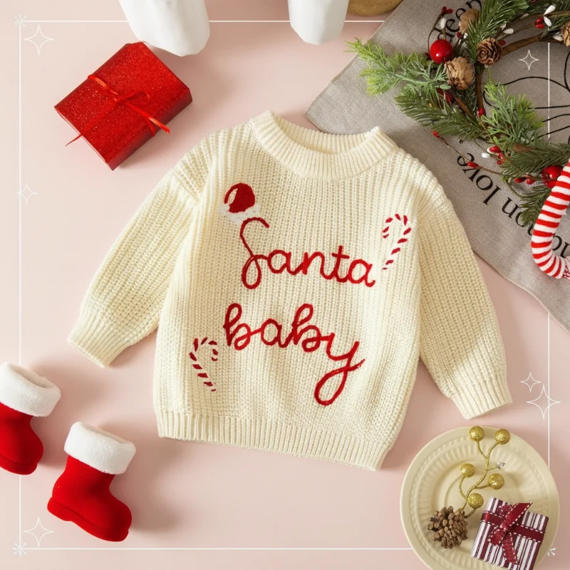 JoyKnit – Mysig & varm – Jultröja med text