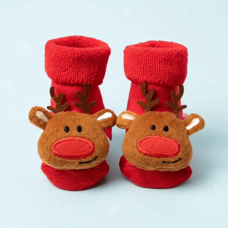 BabyClaus – Tjocka och bekväma – vinter- och julstrumpor med jultomten
