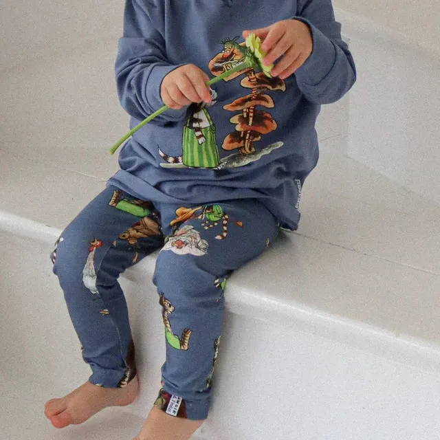 Leggings Pettson och Findus Blå 86/92