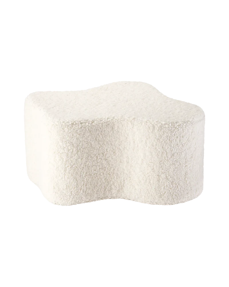 Cloud Pouffe, Cream White