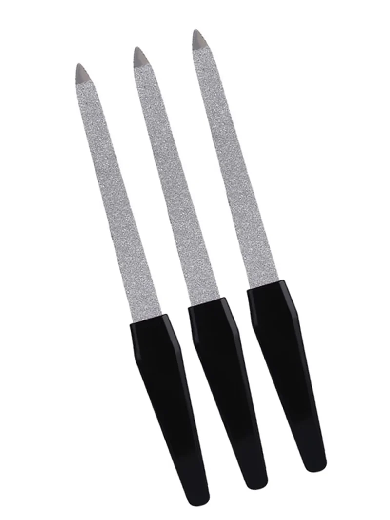 Nagelfil 3-pack dubbelsidig för manikyr