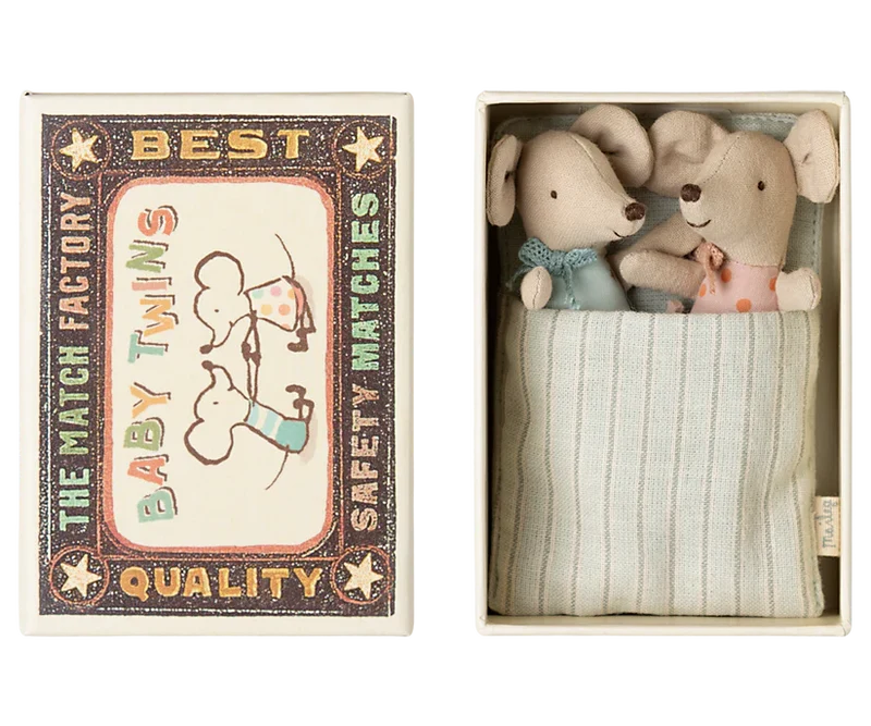 Twins, Baby mice in matchbox