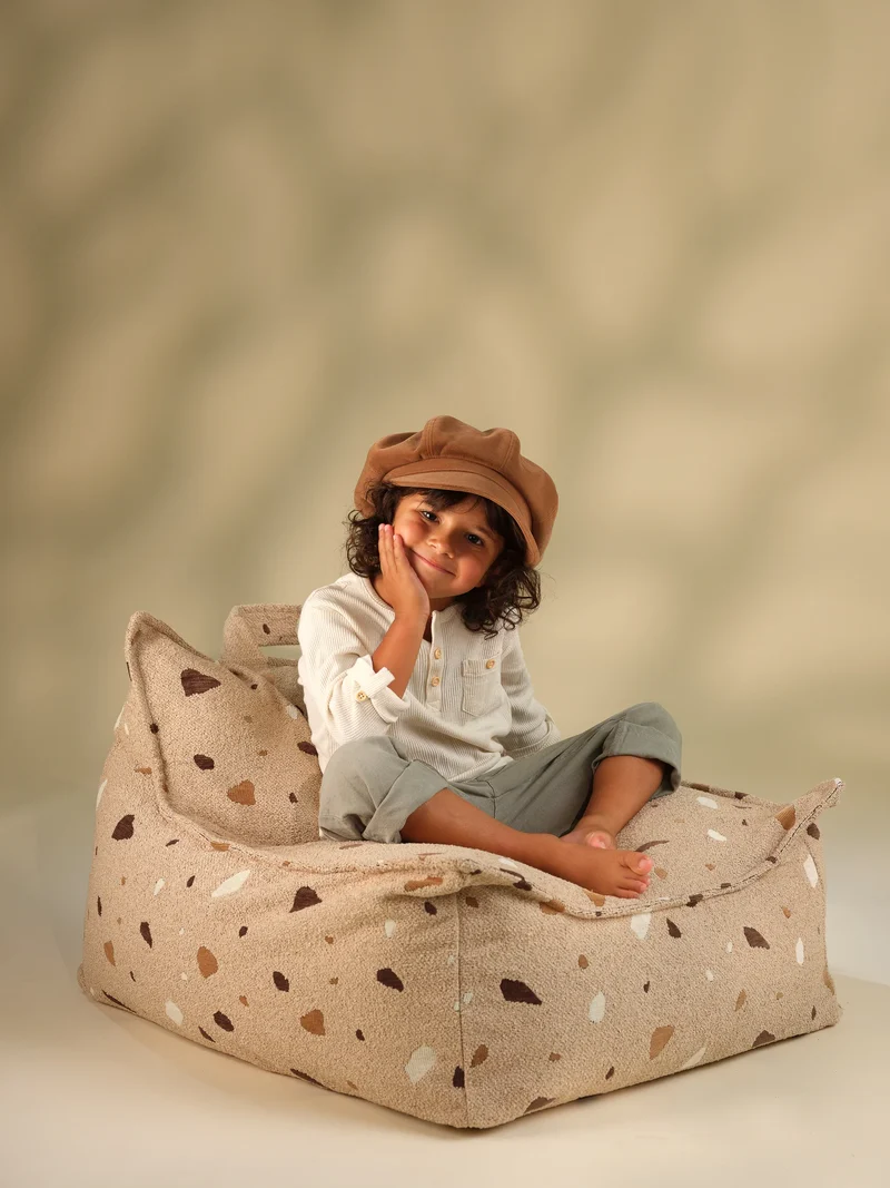 Beanbag Chair, Terrazzo Sand