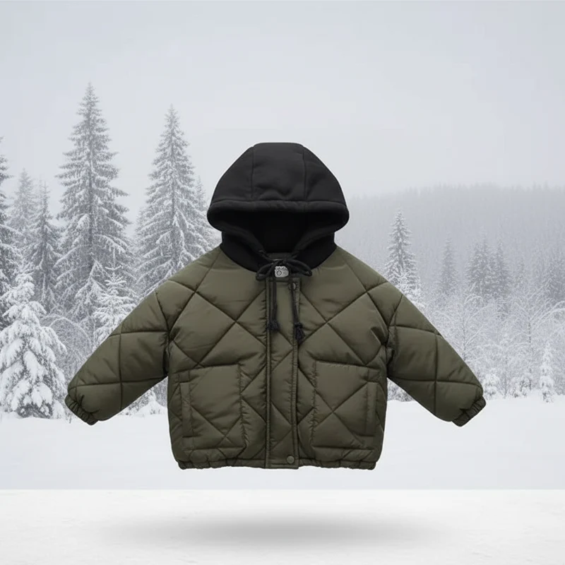 CozyShield – Varm & tuff – vadderad hoodiejacka