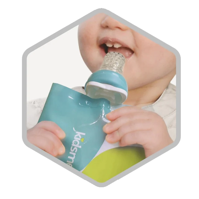 4st Kidsme Reuseable Food Pouch180 ml