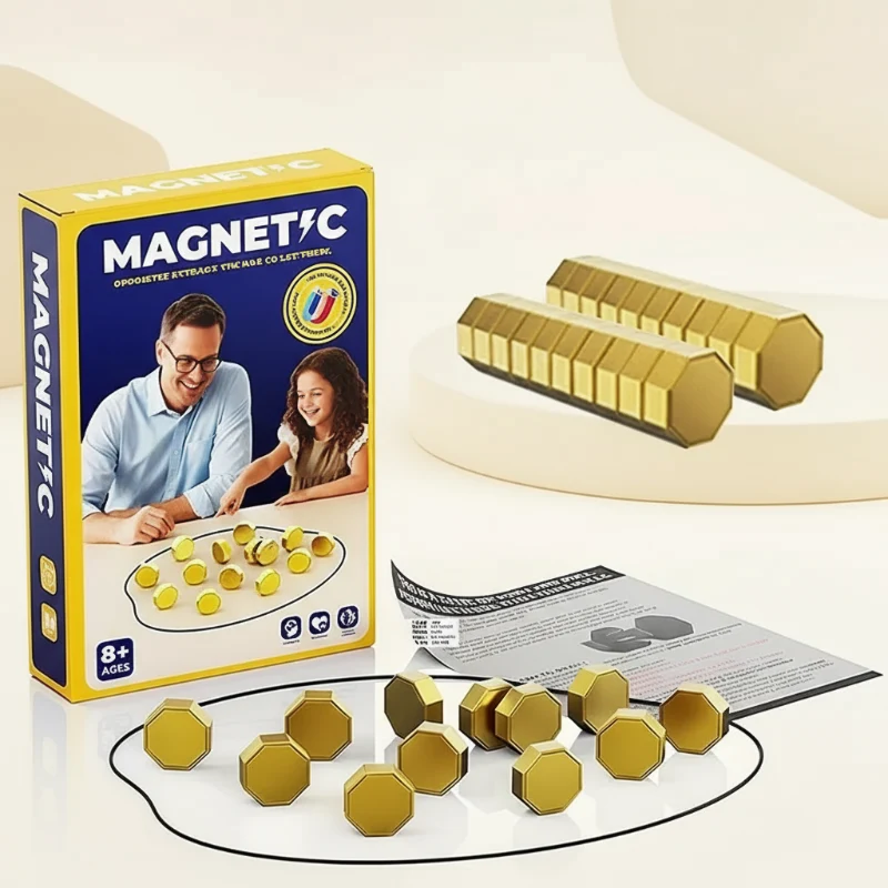 MagPlay – Strategiskt & Roligt – Magnetiskt sällskapsspel med stenar